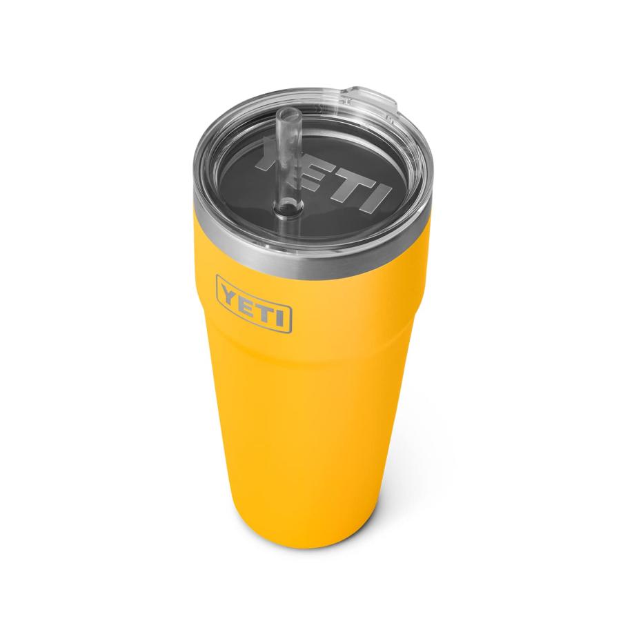 YETI Rambler 26オンス ストローカップ ストロー蓋付き 真空断熱