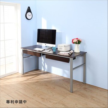 BuyJM低甲醛防潑水雙抽屜160公分穩重工作桌/電腦桌
