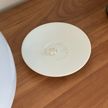 ATTENTION-Korea豌豆耳環/Korea弧度漸變開口戒