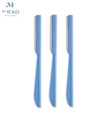 MEKO 修得有型安全修眉刀(3入) U-004-1【官方旗艦店】