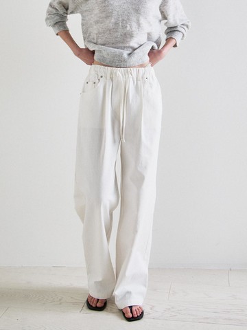 Ease Banding Pants [Ivory]