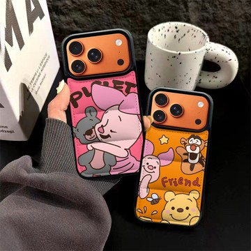 羽絨服維尼熊皮傑豬iPhone14/13適用11蘋果17/16/15PROMAX手機殼