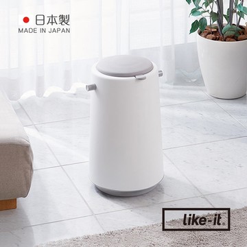 日本like-it 日製密封除臭廚房/尿布垃圾桶-含2合1消臭劑