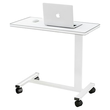 床邊桌 118 白色 移動方便、高度可調 多功能用途