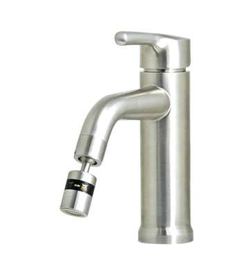 【麗室衛浴】國產精緻F- 181不鏽鋼霧銀可調角度出水嘴面盆龍頭