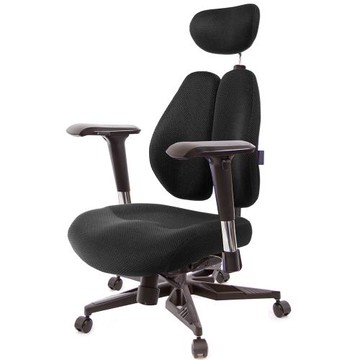 GXG 記憶棉 DUO KING 雙背工學椅(電競腳/4D金屬手)  TW-3008 KGA7