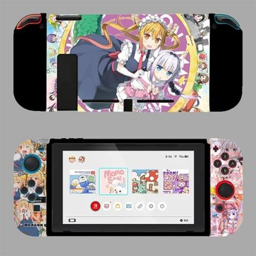 任天堂switch oled動漫保護套 小林家的龍女仆 康娜 游戲機殼軟殼