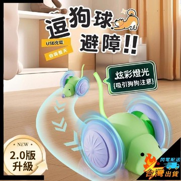 【台灣出貨】狗狗玩具 自動遛狗球 耐咬自嗨解悶 寵物電動智能老鼠 逗狗神器 狗玩具 寵物玩具 寵物用品