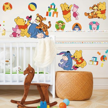 itaste 小品味 小熊維尼系列baby篇 無痕防水  多色  小熊維尼系列baby篇 多色  100 x 50cm