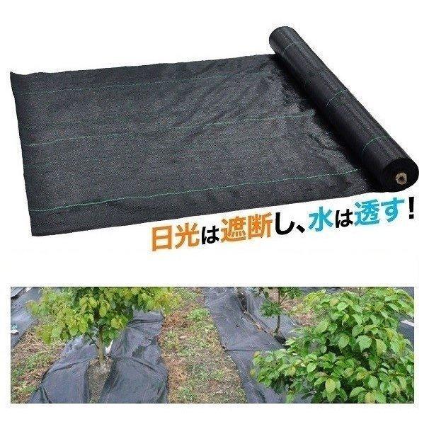 防草シート黒1m×50m1巻農用シート草よけシート除草シート雑草防止砂利下人工芝下LB-188