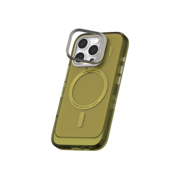 PRIIÖ iPhone16 Pro case Echo系列透明手機殼 橄欖綠 Olive