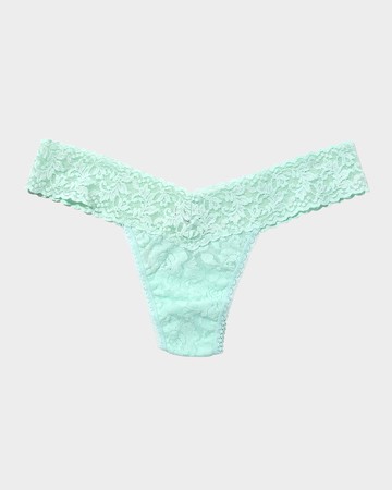 Signature Lace Low-Rise Thong