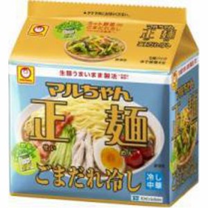 マルちゃん 正麺ごまだれ冷し５食パック  ×6