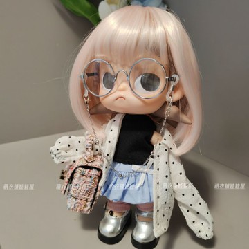 zsiga衣服嘎子姐茉莉8/1可動人偶娃衣嚮往之處時尚風黑波點襯衫生日禮物 禮物