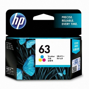 滿額現折180★【請先詢問貨況】HP 原廠彩色墨水匣 F6U61AA 63號 適用 DJ 3630/2180/1110/OfficeJet 5220