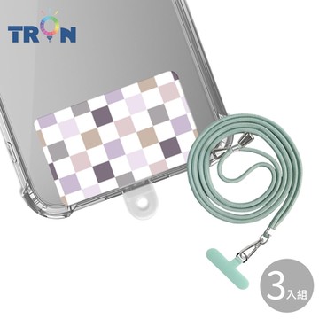 TRON iPhone 14ProMax 莫蘭迪色09防摔 手機 掛繩 手機殼