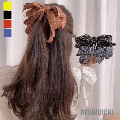 ヘアクリップ アクセサリー ジュエリー アクセ ヘアアクセサリー ヘアアクセ ヘアアレンジ バナナクリップ リボン 花柄 レッド イエロー 通販 Lineポイント最大get Lineショッピング