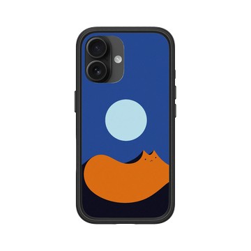 iPhone 16 Mod NX 黑 - ilovedoodle (Lim Heng Swee) - Lunar Mirage Cat - 月光貓