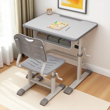 免運 附發票 超低價 工廠直銷 免安裝小學生書桌椅可升降家用兒童學習桌寫字桌學校培訓班課桌椅 快速發貨