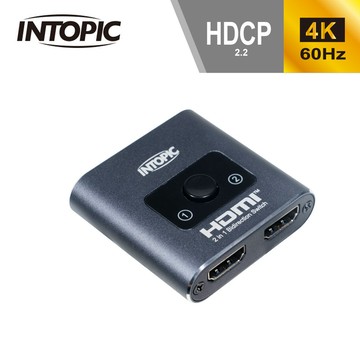【INTOPIC 廣鼎】HSW-110 HDMI二對一雙向切換器【三井3C】