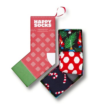 瑞典 HAPPY SOCKS Holiday Gift系列-耶誕襪3入組 - EU(36~40)