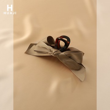 花跡蝴蝶結發夾女夏季款韓版時尚后腦勺鯊魚夾網紅2021年新款發飾