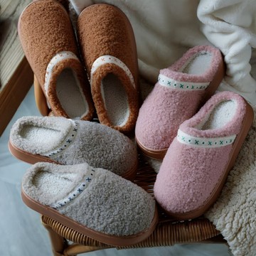 毛絨厚底室內拖鞋 Tirol Cozy｜保暖拖鞋 柔軟刷毛 EVA厚底 居家拖鞋 23-24.5cm