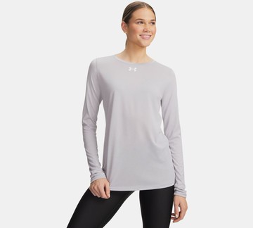 [UA]女 Team Tech 長T-Shirt-人氣新品