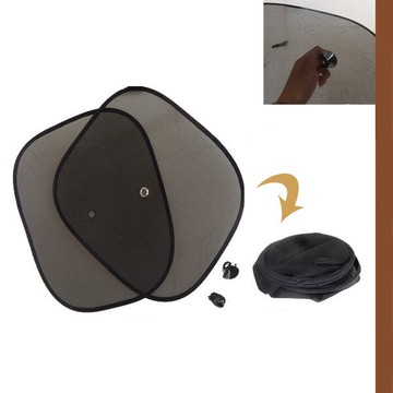 汽車遮陽黑紗網 側窗遮陽網 汽車遮陽簾 車用遮陽網紗簾 夏天必備 汽車用品 贈品禮品