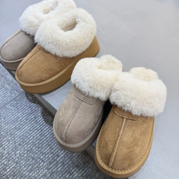 【兔寶寶雪靴】DOMISS厚底保暖雪靴-4色 毛拖鞋 靴子(現+預)