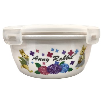 Anny Rabbit 安妮兔 陶瓷密扣蓋碗 繡球花  1盒