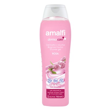 Amalfi 薔薇花瓣淨白透亮沐浴露 不含paraben防腐成分 100%歐洲製造  750ml  1瓶