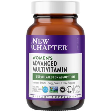 New Chapter Women's Advanced Multi 72 Vegetarian Tablets