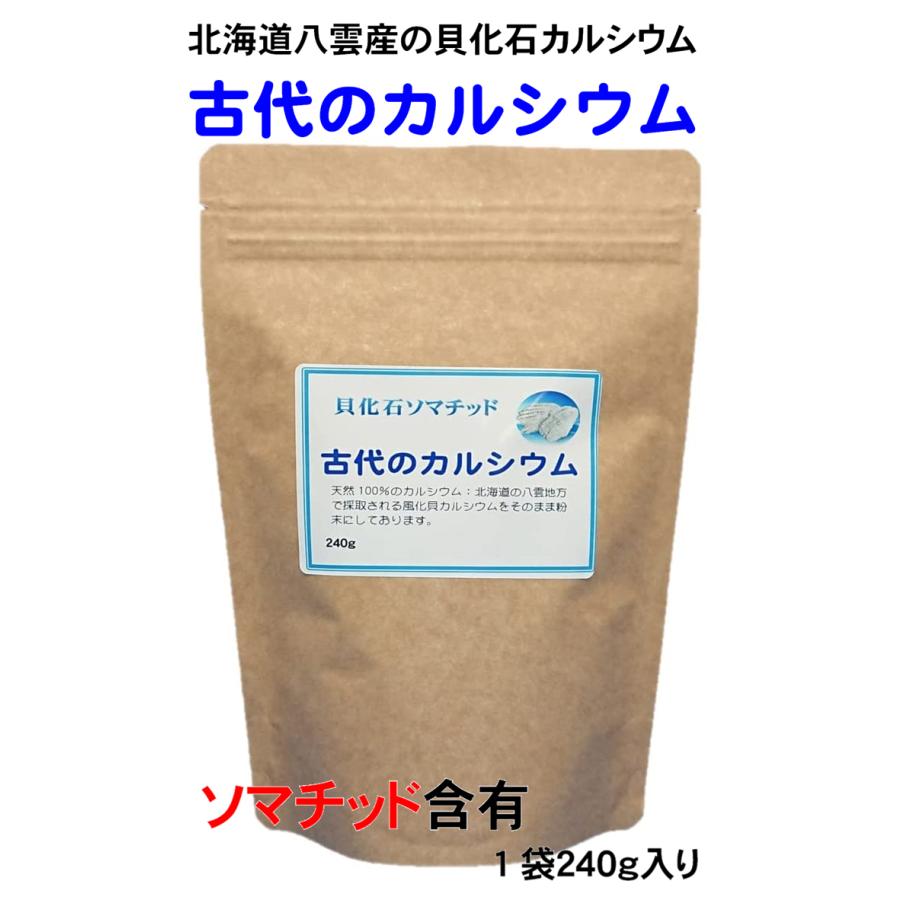 最新 北海道の八雲 風化貝ソマチッド粉末 『古代のカルシウム