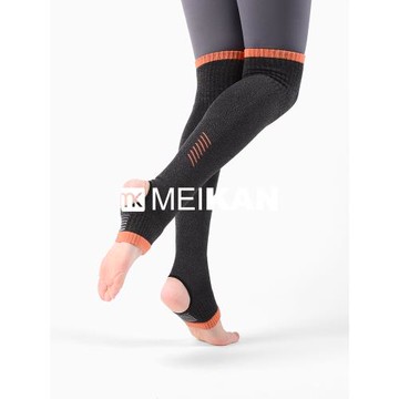 MEIKAN美看瑜伽襪高筒襪分趾襪專業防滑襪長款普拉提襪運動護腿襪