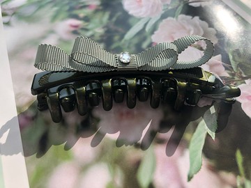 原創墨綠色豎抓夾