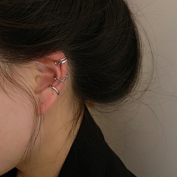 組合套裝耳夾無耳洞女小眾高級感法式復古冷淡風耳骨夾耳環耳飾品