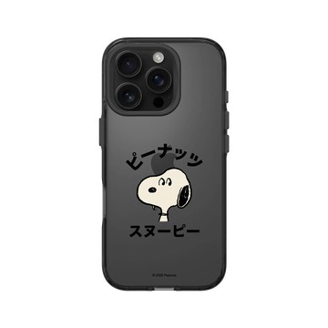 iPhone 16 Pro Clear 酷墨灰 - 史努比 Snoopy - 大頭
