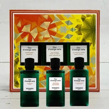 Hermes 愛馬仕五星級沐浴系列限量禮盒組(40ml三入)