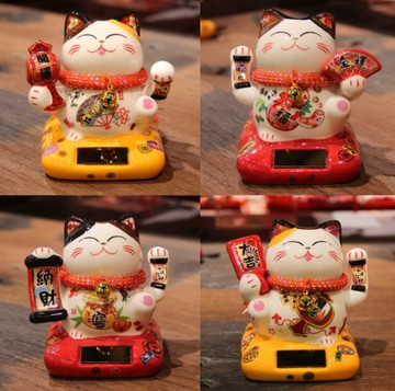 預購【保庇BOBEE】 保庇BOBEE 招手精品太陽能招財貓 搖手招財貓 (不挑款出貨)