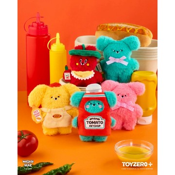 Wasabi Bear調味料系列 - 毛絨掛件 -隨機發貨ToysRUs玩具反斗城