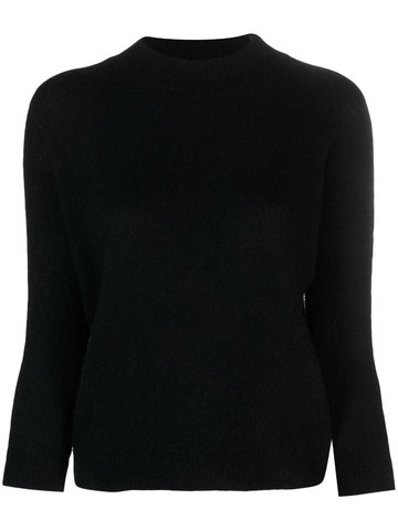 Roberto Collina - long-sleeve knitted jumper - women - Cashmere/Silk/Polyester - L - Black