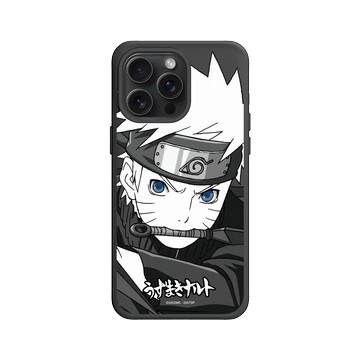 iPhone 15 Pro Max SolidX 黑 - 火影忍者 Naruto - 黑白系列-鳴人