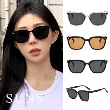 【SUNS】韓版ins方框潮流墨鏡 明星款墨鏡 太陽眼鏡 輕量設計 抗UV400 S501