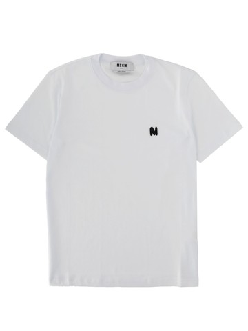 msgm monogram logo t-shirt