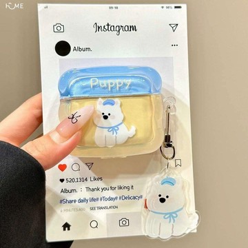 新款耳機殼.西高地小狗適用蘋果airpods4保護套蘋果1/2/3代藍牙airpodspro2殼