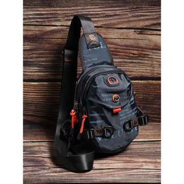 休閑胸包男士斜挎包運動背包男帆布單肩包男包2026新款爆款小包包