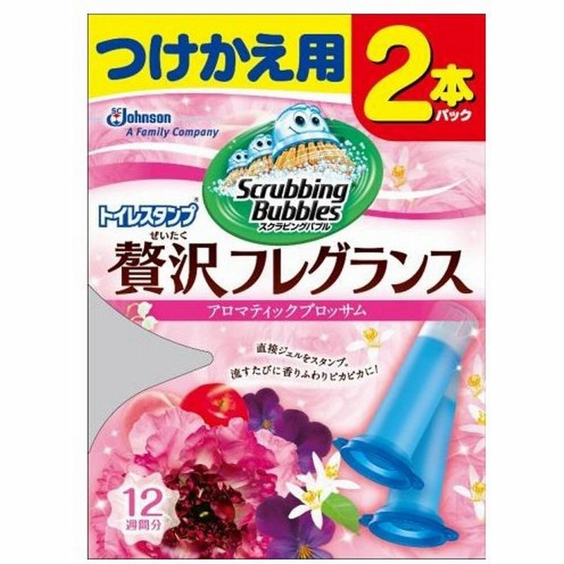 人気のファッションブランド！ まとめ ジョンソン スクラビングバブルトイレスタンプクリーナー 贅沢フレグランス アロマティックブロッサム つけかえ用 1パック  2本 fucoa.cl