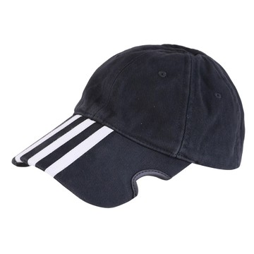 BALENCIAGA 巴黎世家 712160 Adidas品牌聯名三線棒球帽.黑