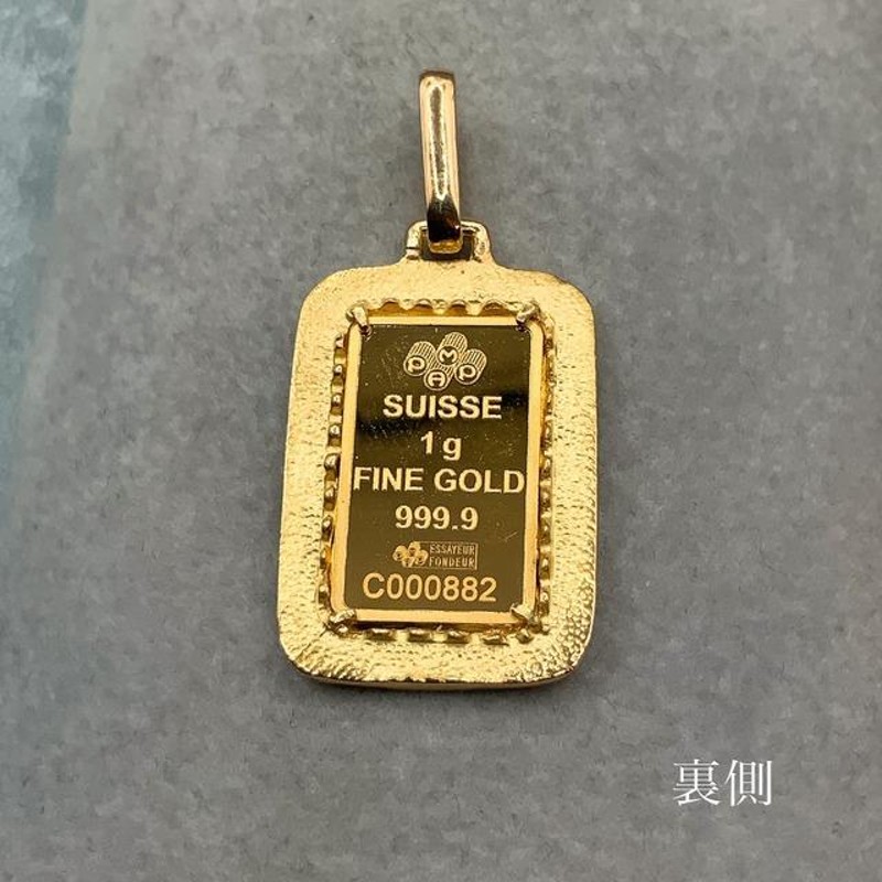 K18 K24 1g liberty Ingot pendant 純金 リバティ 自由の女神 ...